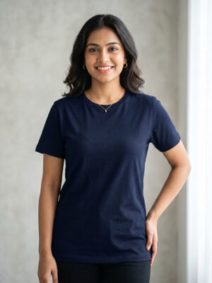 Women Regular Plain T-Shirt
